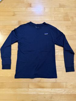 Patagonia navy blue long sleeve shirt