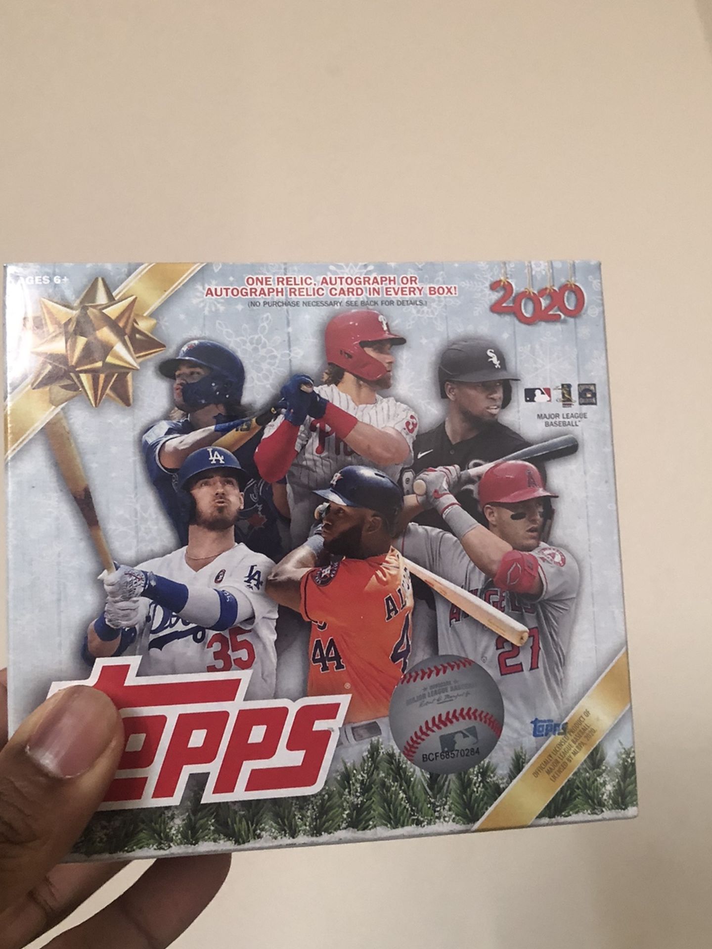 2020 Topps Holiday MLB Baseball Sealed Mega Box Walmart Exclusive