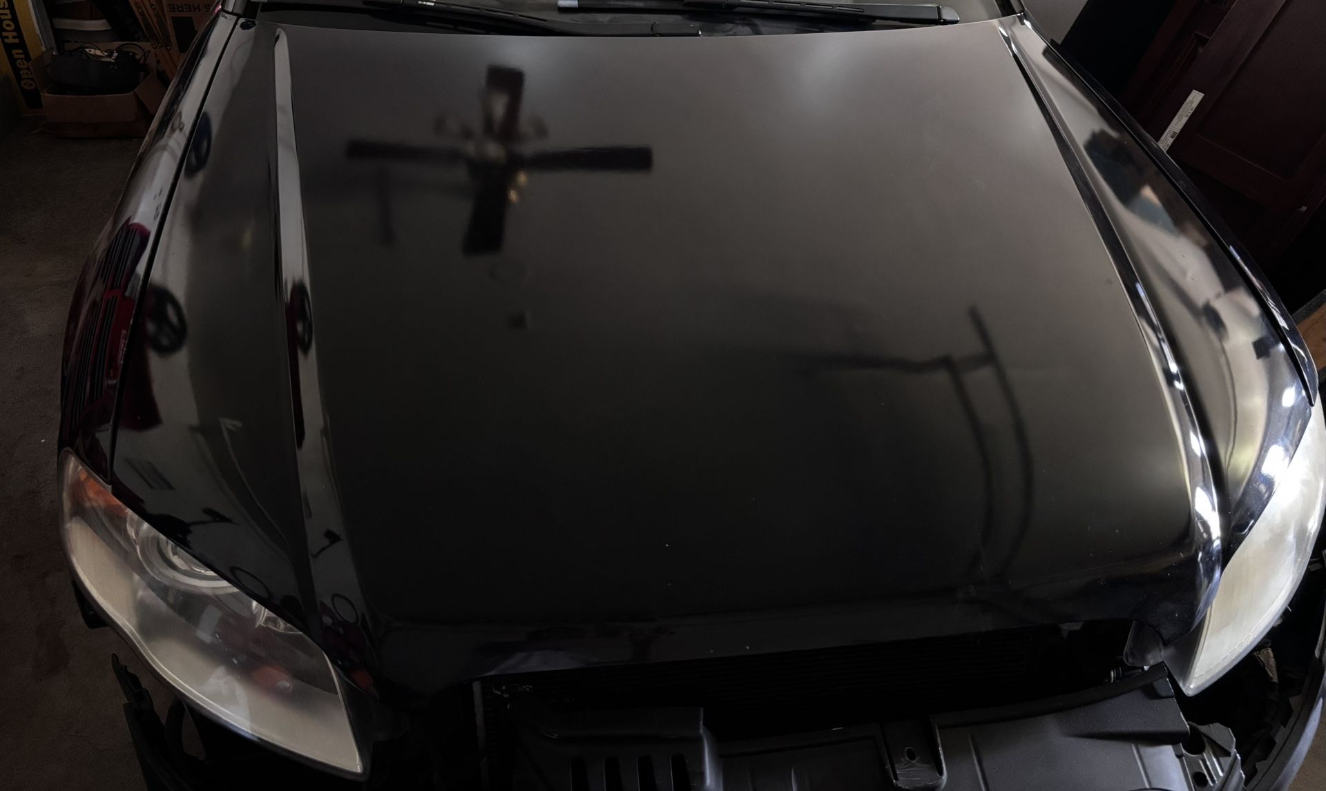Audi 2007 A4 Quattro Hood Black