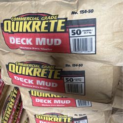 Quikrete deck mud 