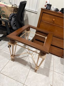 Brown end table