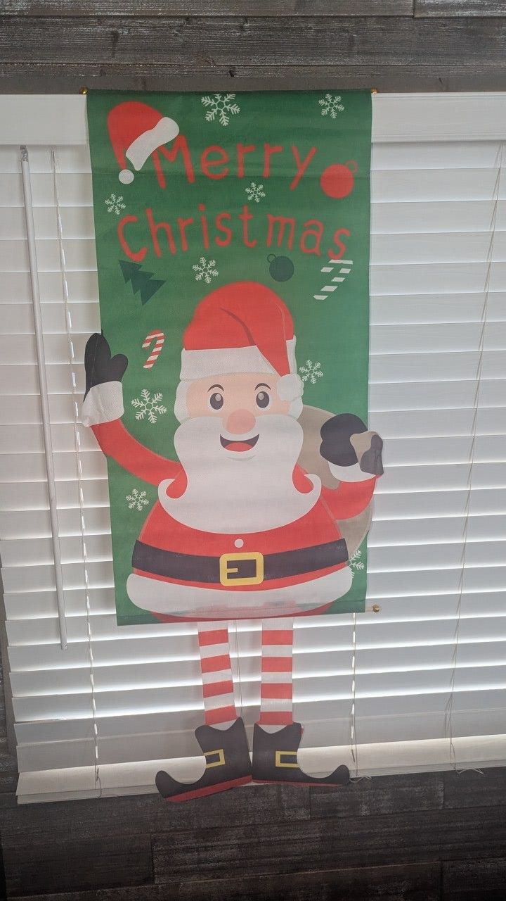 Christmas Flags 4' Long