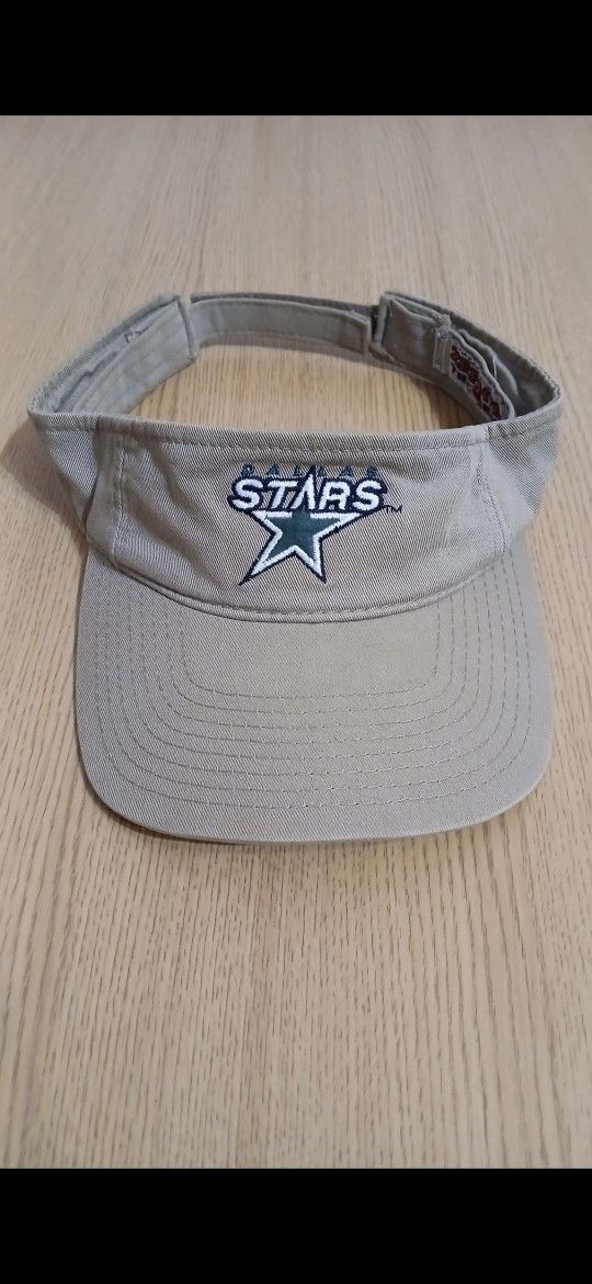 Dallas Stars Zephyr Khaki Adjustable Sun Visor Adjustable NHL Hockey Hat