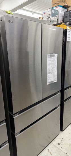 30 cu. ft. SMART Standard Depth MAX French Door Refrigerator with Internal Water Dispenser in PrintProof Stainless Steel