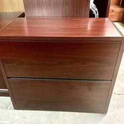 OFFICE/HOME FILE CABINET 2 DRAWERS LATERAL WOODEN FILE 