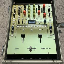 Gold Rane Sixty-two Dj Mixer With Flight Case