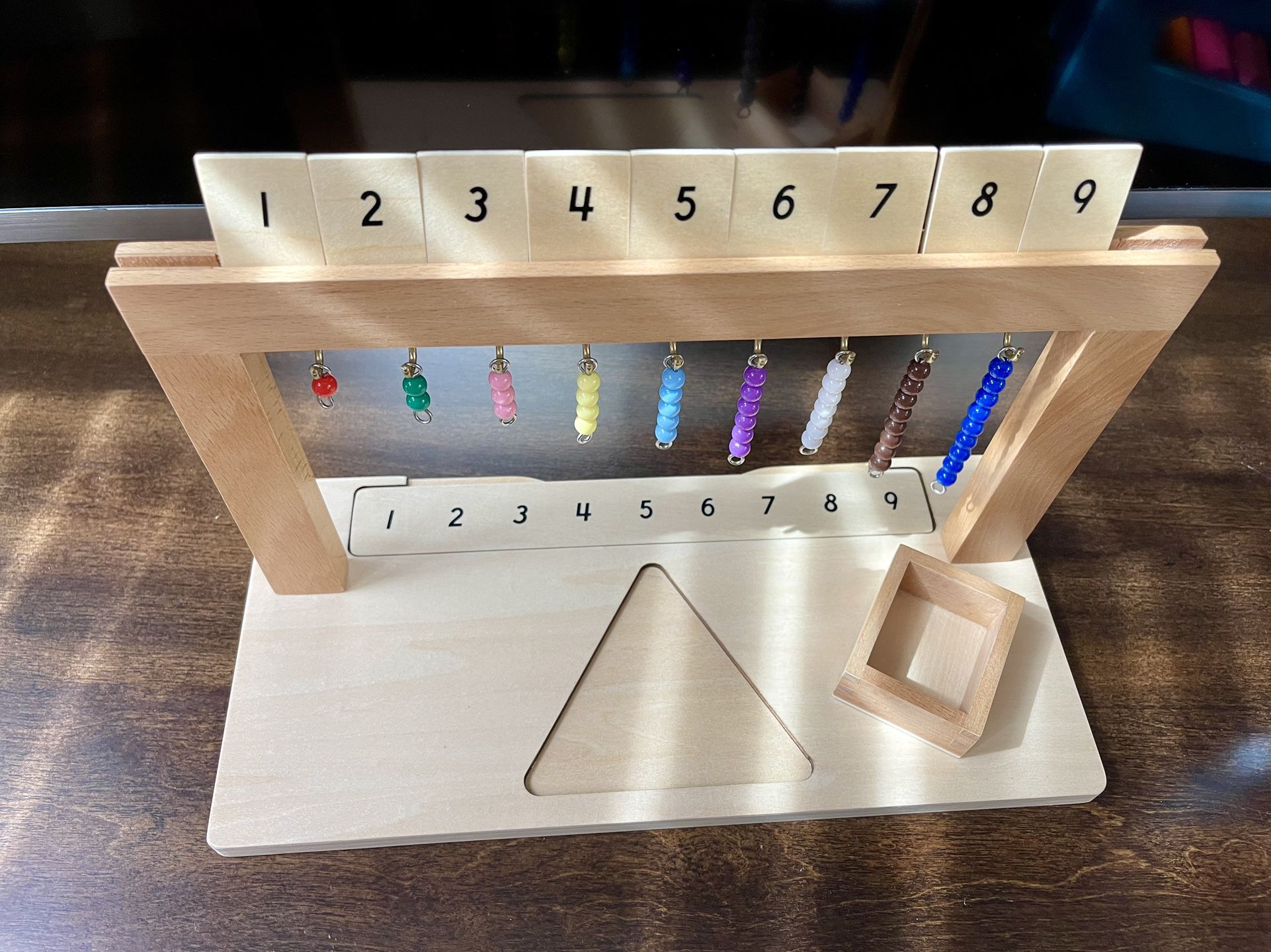 Montessori Bead Hanger