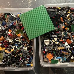 LEGO 2 Bins Large Random Lot (lots Of Rare/ Discontinued Pieces)