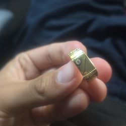 Pinky ring 8k gold plated