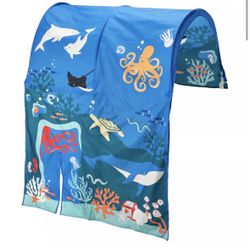IKEA Kura Bed Tent Ocean Theme