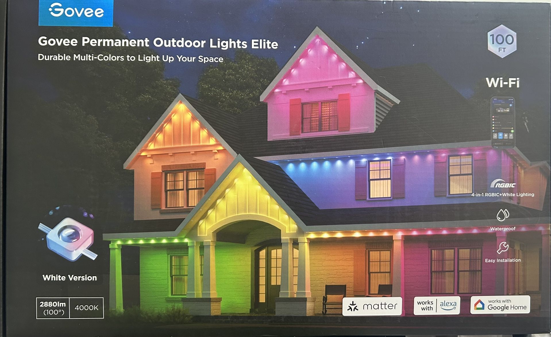 Govee Permanent Outdoor Lights Elite 100ft