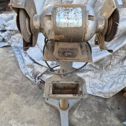 Bench Grinder With Pedestal Stand 110volt