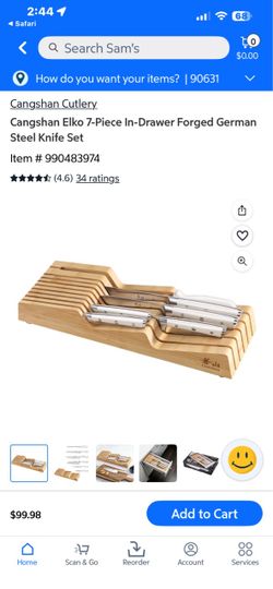 Cangshan Elko 7-Piece In-Drawer Knife Set