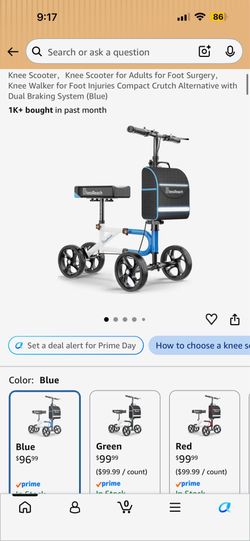 Adult Knee Scooter for Injury/ Surgery