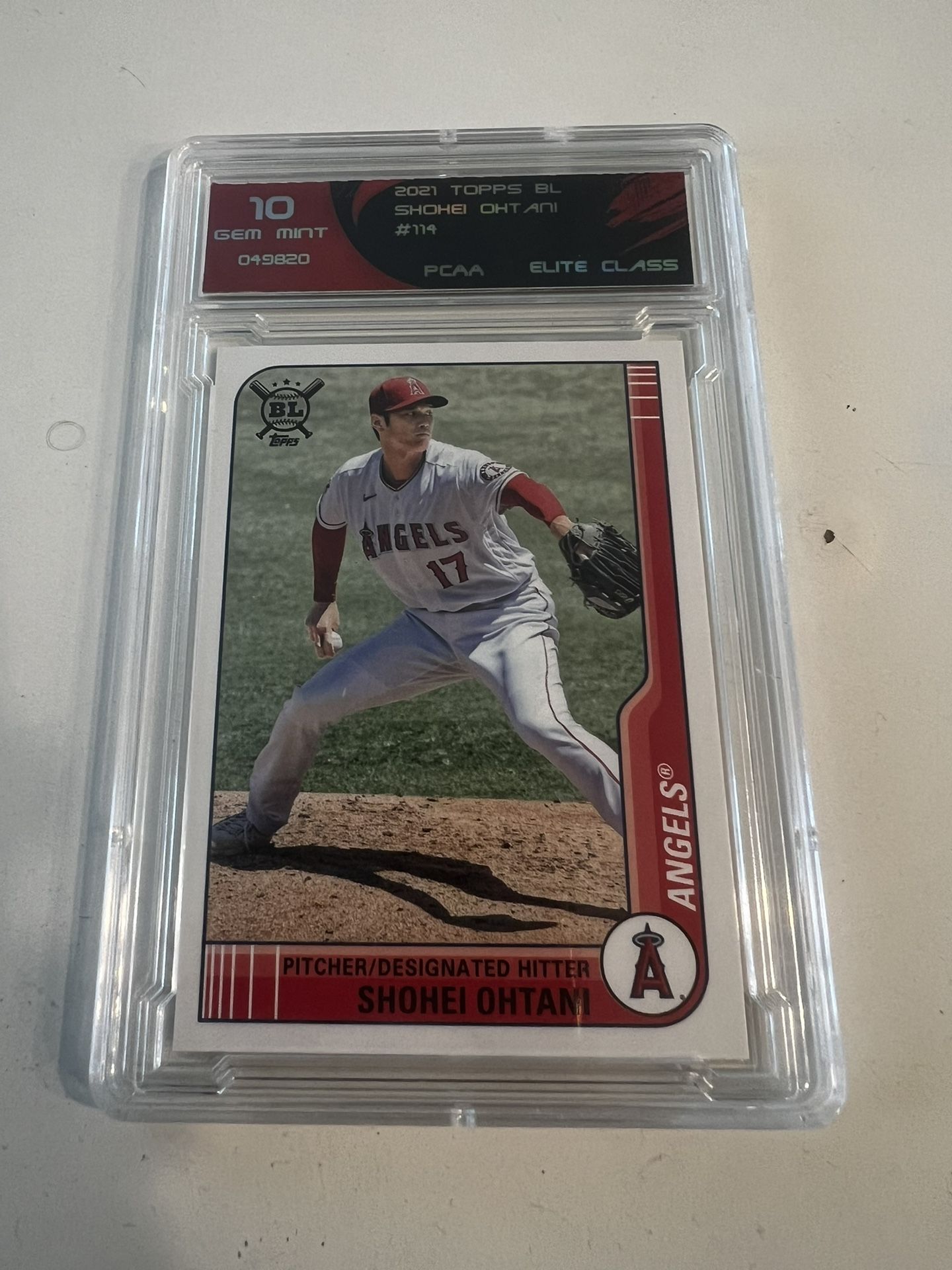 2021 TOPPS GRADED 10 SHOHEI OHTANI 