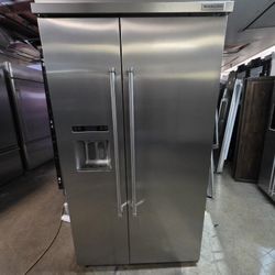 42" KITCHENAID BUILT IN STAINLESS STEEL REFRIGERATOR 