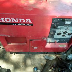 Honda 4500 Watts Generator Propane Powered 