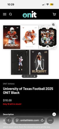 Onit Athlete Black Premium (hobby) - Texas