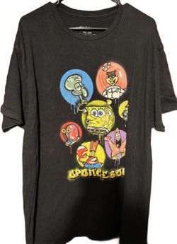 SpongeBob SquarePants S/S T-Shirt Men 2XL Black