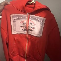 Red Zip Up 