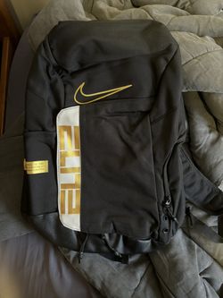 Nike Elite Hoops Basketball Backpack Gold 