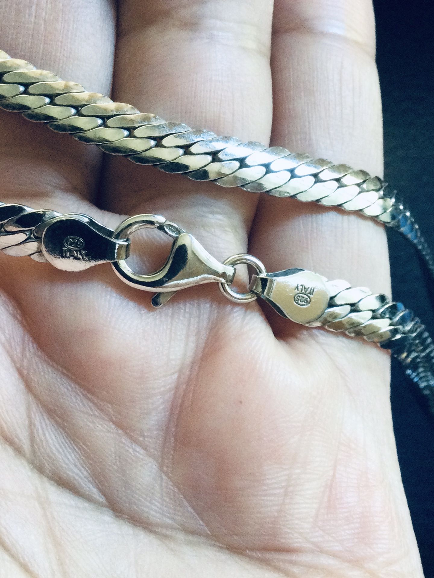 22” 925 Italy Sterling Silver