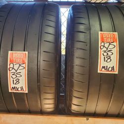 (2) 275/35/18 Michelin Tire Pair