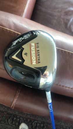Callaway Fusion FT-3 RH Driver 9 Degrees Grafalloy ProLaunch Blue 65 Graphite Stiff 