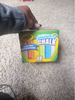🌈 Crayola Washable Sidewalk Chalk – 48 Colors