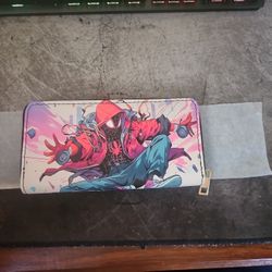 New ZIP UP WALLET , SPIDERMAN 