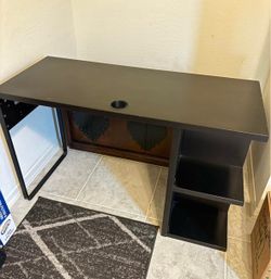 Black Wood Office Desk