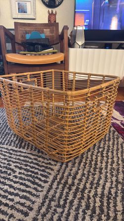 Rattan weave basket