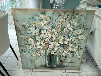 Flower artwork. 40 by 40