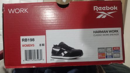 Woman's steel toe Reebok shoe