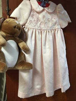 Jessica McClintock pink satin