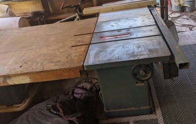 Jet 10" Tilting Table Saw And Extension Table