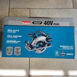 Circular Saw 6 1/2. 40v Max New .