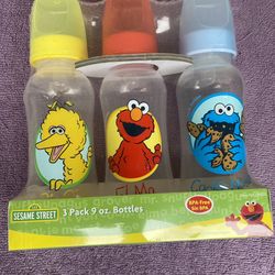 Sesame Street Baby Bottles 9oz 3 Pack