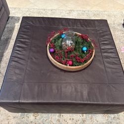 Leather Coffee Table