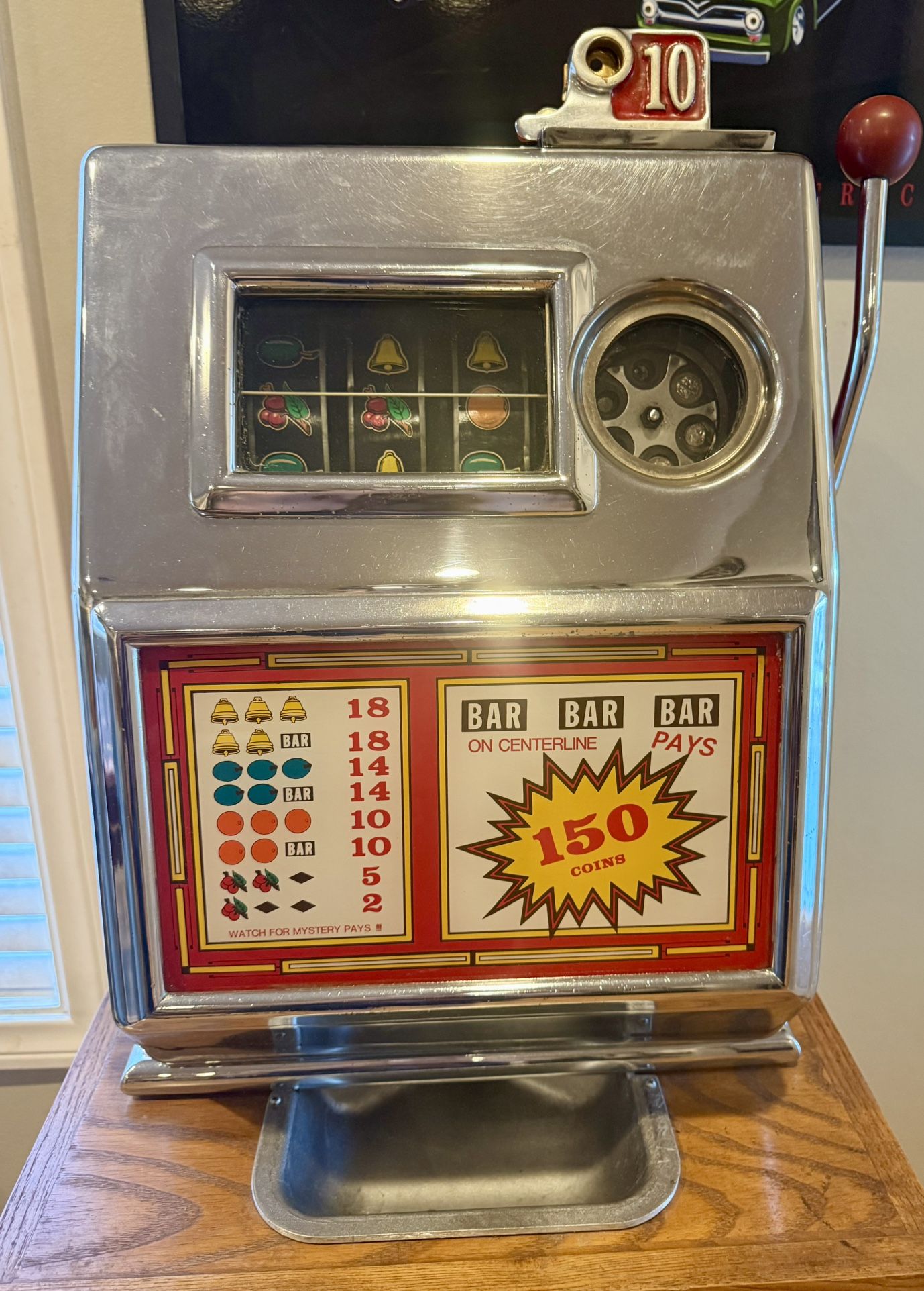 1960’s Slot Machine And Cabinet