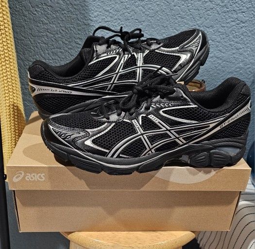 Asics Gt-2160 Black Pure Silver Size 12