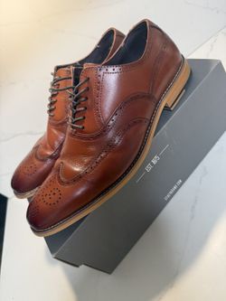 Mens Stacy Adam Dress Shoes Leather Used Once Size 9 Wedding Casual Hombre Zapatos Suit Formal