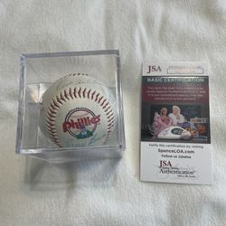 Philadelphia Phillies Multi Signed Baseball