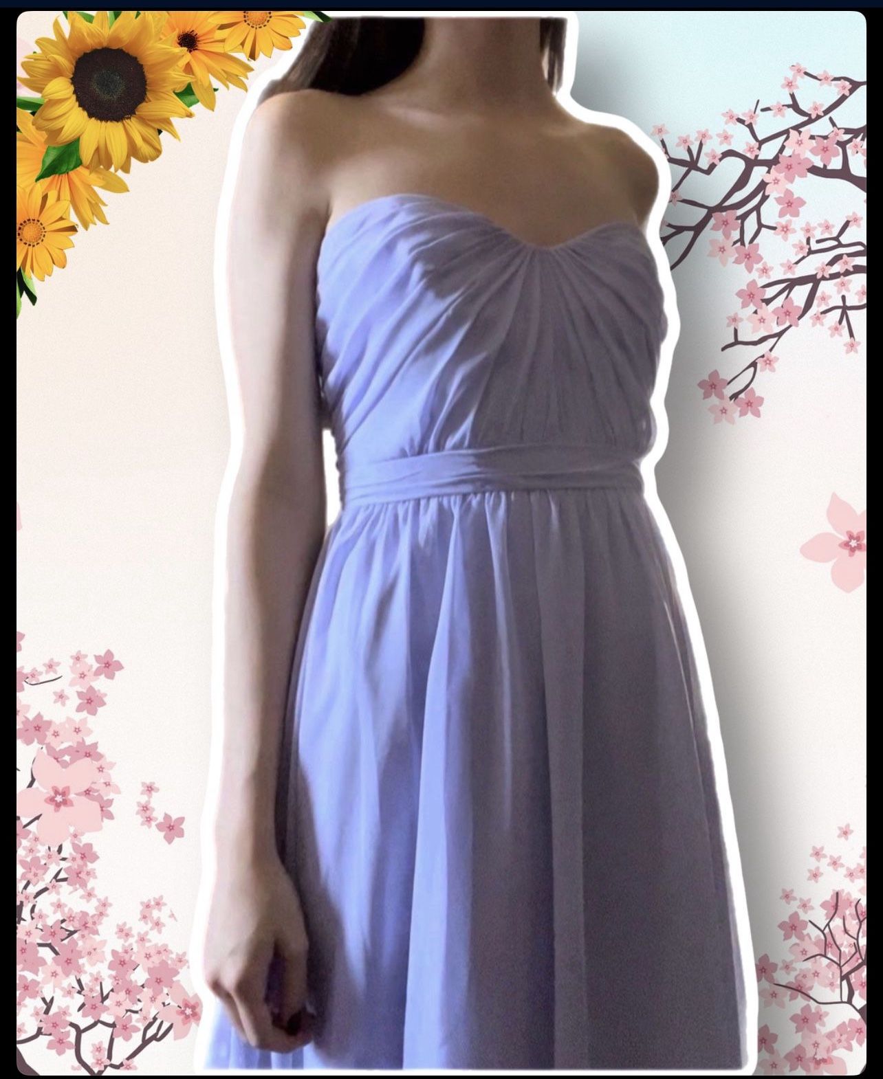 Purple Violet Dress Prom Bridesmaid