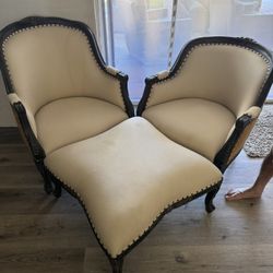 3 Pc chair And Ottoman Set 