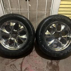GMC CHEVY 6 Lugged 20in Wheel Set