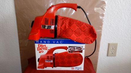 Hand dirt devil vacuum.