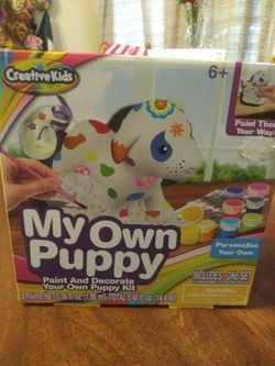 Creative kids-My own puppy-paint & decorate kit