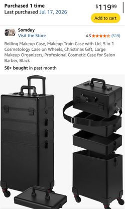 make up box cart