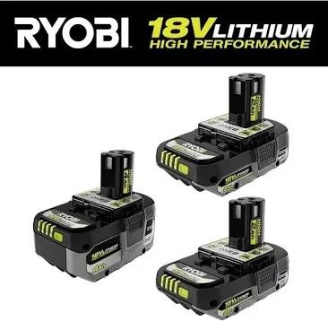 Ryobi 18v Batteries 4.0Ah + 2x 2.0Ah -New